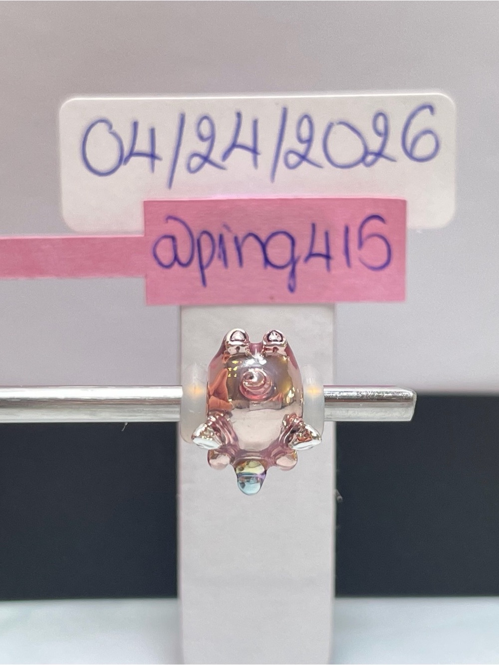 Pandora Flying Unicorn Pig Charm - Picture 3 of 12